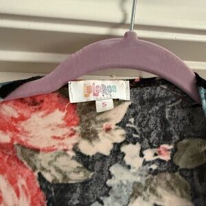 LuLaRoe Velvet Floral Cardigan